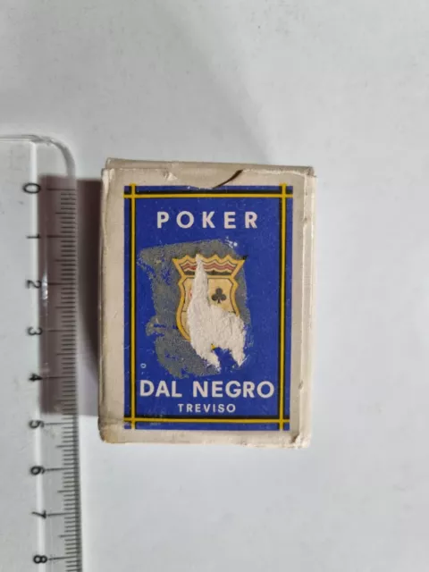 Carte Da Gioco Poker Mignon Dal Negro Bridge Ramino Original Playing Card New