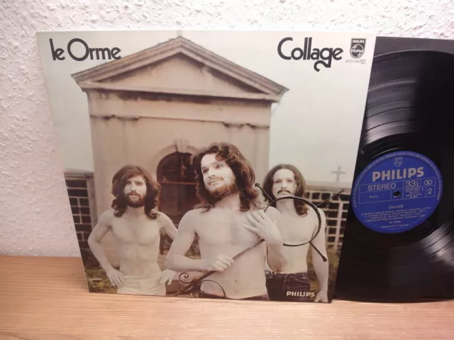 LE ORME - COLLAGE VERY RARE 1971 Italian Prog LP MINT-/VG++ / GATEFOLD