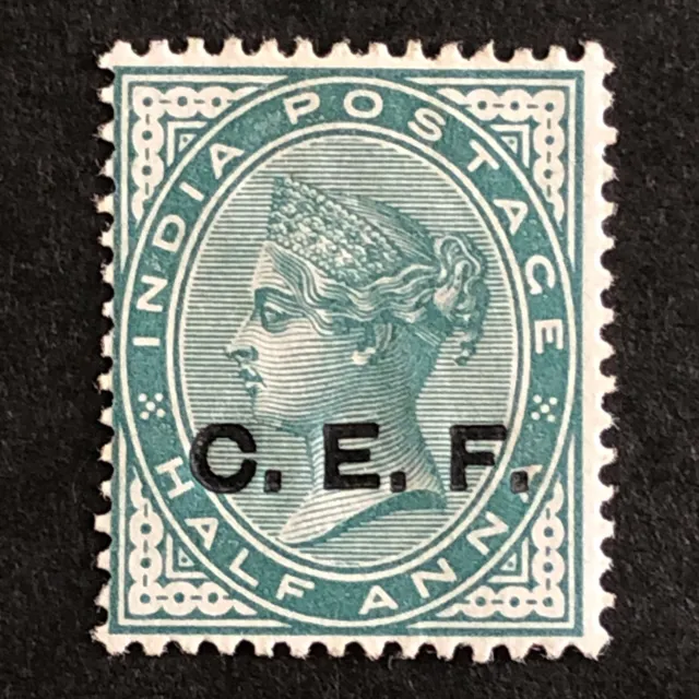 INDIA-1900- 1/2a STAMP - C. E. F. - HALF ANNA -QUEEN VICTORIA - Sg IN C2 -MINT