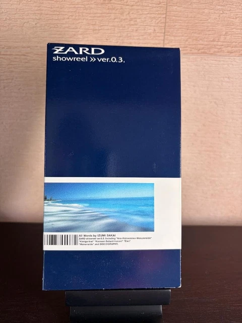 ZARD showreel>>ver.0.3.【VHS】 ZARD SHOWREEL VER 0.3 VHS Music Tape Collectible Used Video EUR 74