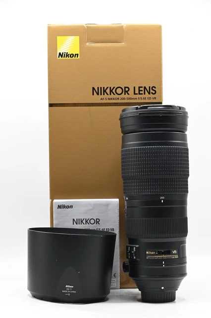 Nikon Nikkor AF-S 200-500mm f5.6 E ED VR Lens #962