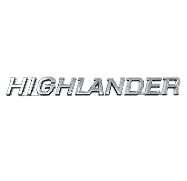 Toyota Highlander Emblem Badge Logo Letter Trunk Lid - Premium Adhesive