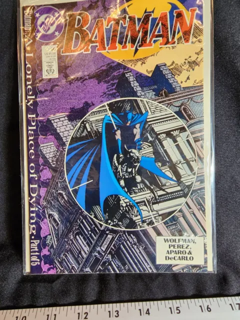 Batman #440 Oct 1989, DC A Lonely Place of Dying Part 1 NEAR MINT