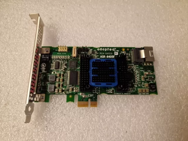 Adaptec ASR-6405E SATA/SAS/SSD 128MB Raid Controller 6Gb/s, PCIe x1 (A34-2)