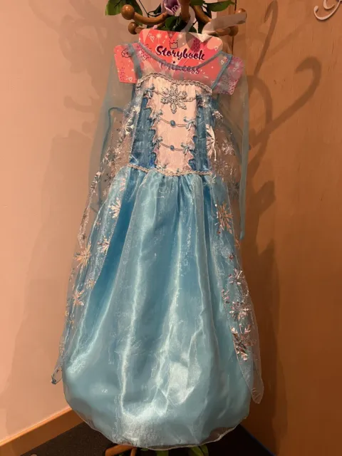 Girls ELSA Fancy Dress + Complete Accessories included