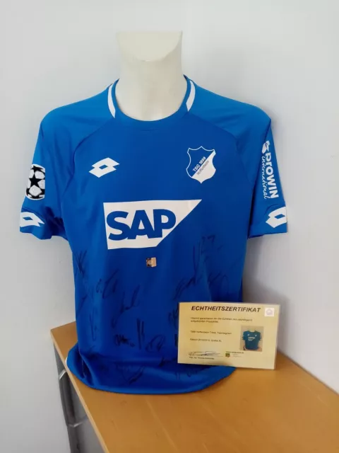 1899 Hoffenheim Trikot 18/19 Teamsigniert Autogramm Fußball Bundesliga Lotto XL