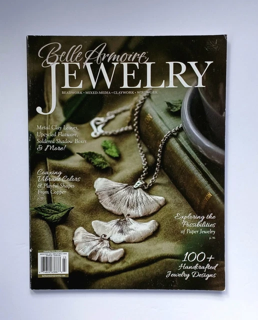 BELLE ARMOIRE JEWELRY Magazine Nov. 2022 Beadwork Mixed Media Claywork