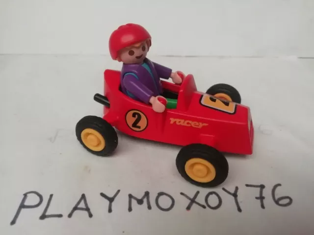 Playmobil. Figur Des Kindes Mit Bolid Ref. 4612.