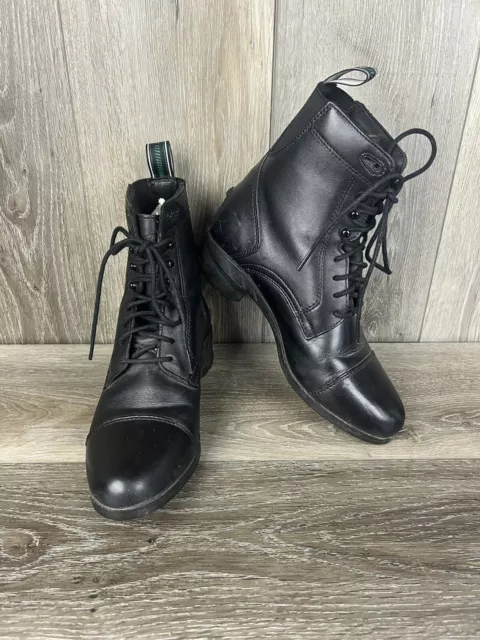 Ariat Ankle Boots Womens Size 6.5B  Paddock Riding Leather Black
