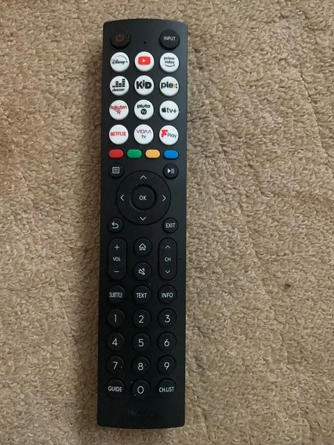ERF3G80H Genuine Original HISENSE TV Remote Control A7G U7G Series - TV Remote Controls ERF3G80H Genuine Original HISENSE TV Remote Control A7G U7G Series - TV Remote Controls
