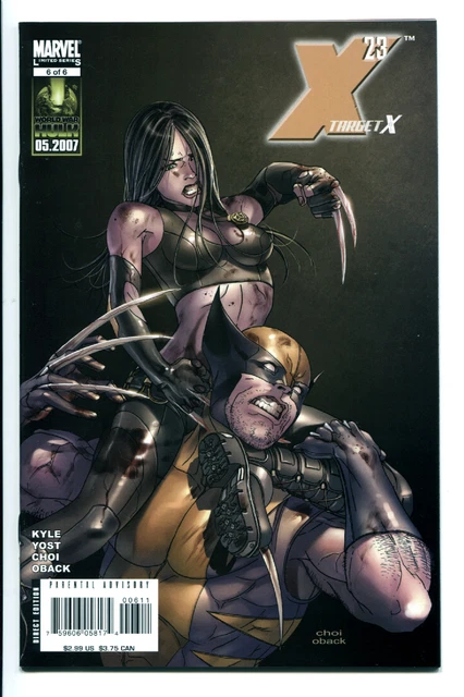Marvel X-23 Target X Comic Book #6 2007 Wolverine Choi Oback Cover NM-