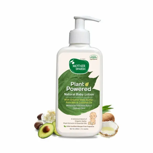 Mother Sparsh Plant Powered Natural Baby Lotion, 200ml.