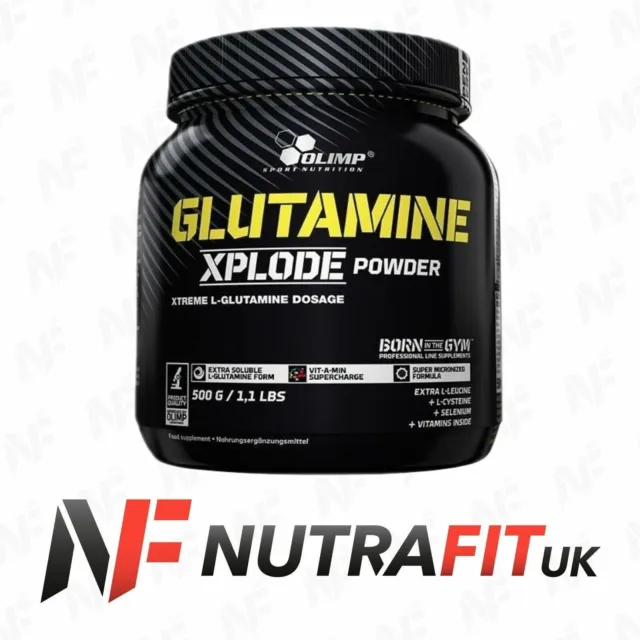 OLIMP GLUTAMINE XPLODE POWDER amino acids vitamin B L-glutamine 500g
