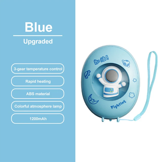 Portable Winter Cartoon Hand Warmer with Night Light USB Rechargeable for Travel