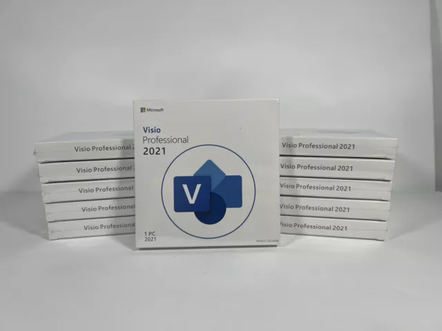 Microsoft Visio Professional 2021- Retail Package - Factory Sealed