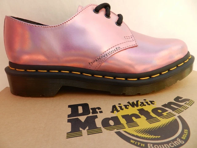 Mallow pink cheap reflective metallic leather