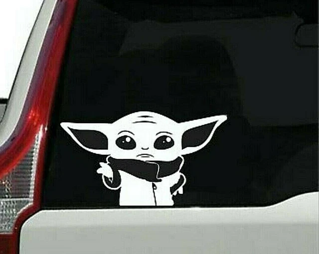 GROGU BABY YODA Vinyl Decal Sticker Mandalorian Star Wars 4.99 PicClick