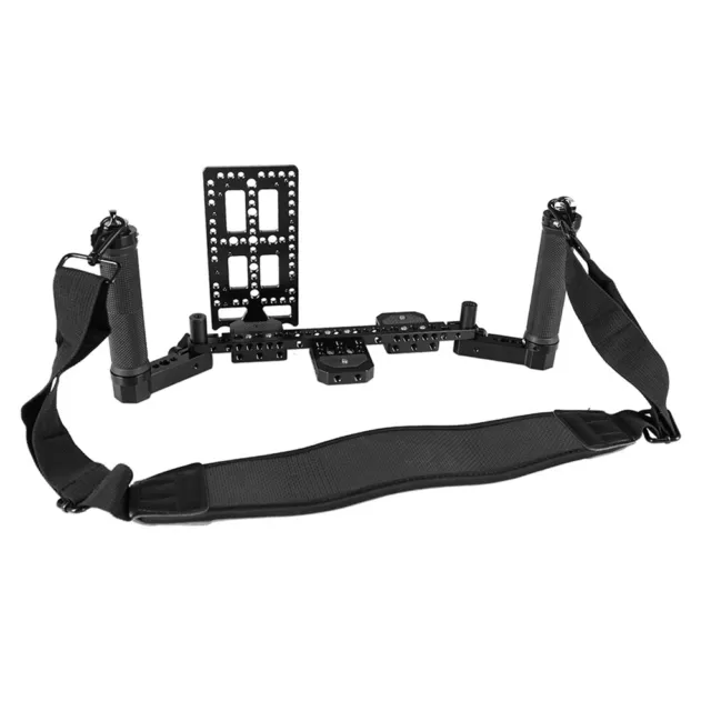 CAMVATE Monitor Supporting Rig With Handgrip &Neck Shoulder Strap &Battery Plate
