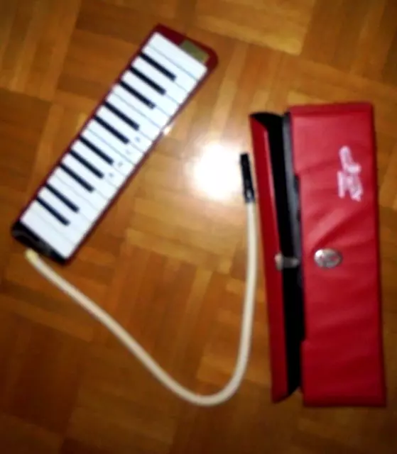 Hohner Melodica mit Ansatzschlauch - voll funktionsfähig - Top Zustand mit Case!