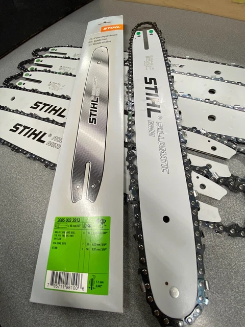 Stihl 16-Inch Rollomatic E Mini Guide Bar - 3/8P Pitch .043 Gauge