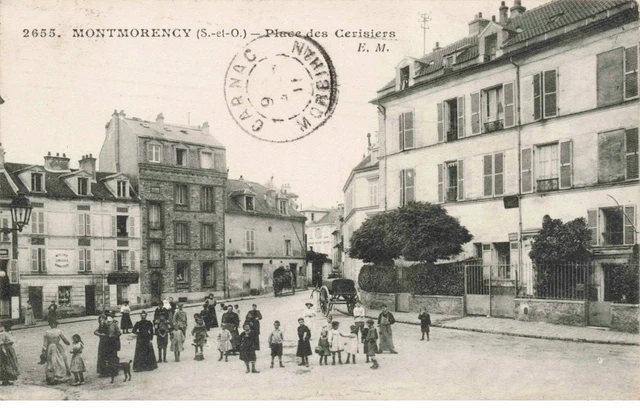 95 - MONTMORENCY - S02481 - Place des Cherisiers - Mercerie - coupling - L3