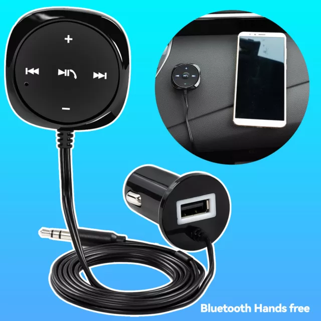 3.5mm Bluetooth Adapter Audio Musik Adapter AUX Kabel Auto Empfänger Klinke  W8Z6
