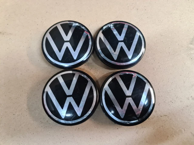 4 Hub Caps Without Logo – Fits Audi & VW – Exterior 66.5mm, Interior 56.0mm – You.S