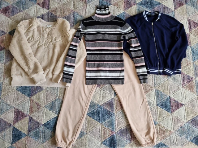 Girls size age 11-12 years top jumper joggers bundle a River Island Primark
