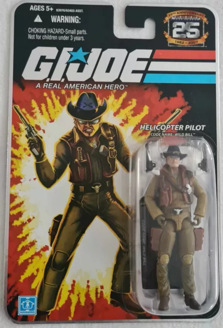 GI Joe : 25th Anniversary : Wild Bill ( Helicopter Pilot )