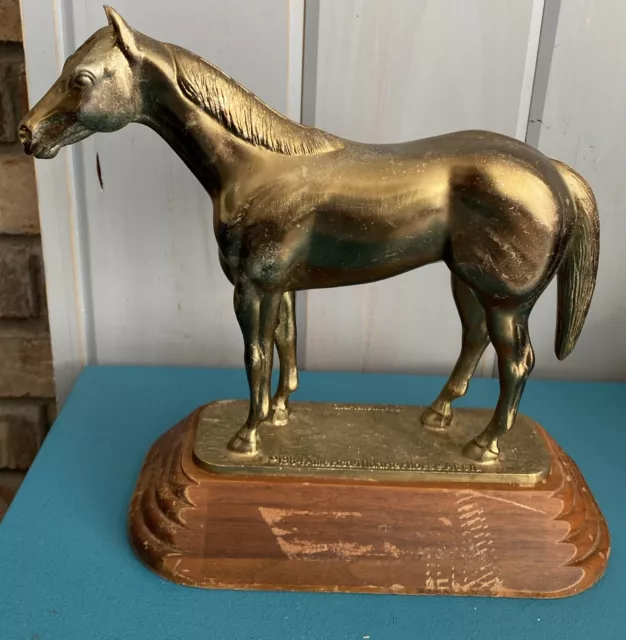 1984 Charlene Morgan American Quarter Horse Association Brass Color Trophy