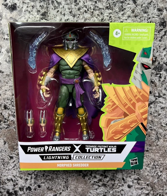 NEW Power Rangers X TMNT Lightning Collection Morphed Shredder Green Ranger