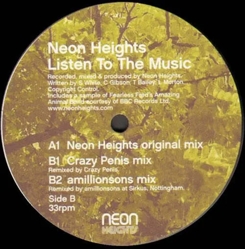 NEON HEIGHTS - Listen To The Music (Crazy Penis Mix) - SHIVA