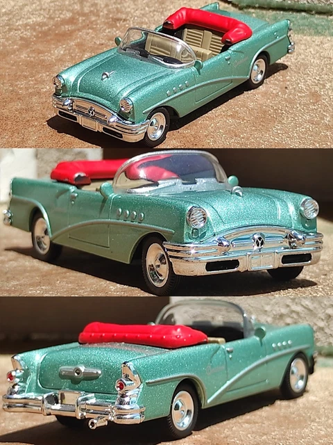 Buick Century Cabriolet 1955 Bleu 1/18 MIRA - Miniature Voiture Collection