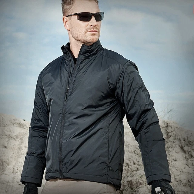 Mens Tactical Jacket Winter Windbreaker Lightweight Military Combat Warm Coat