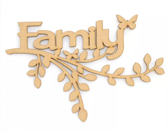 Wooden Family Branch Shape Wall Art Wedding Family Tree Frame Family 3