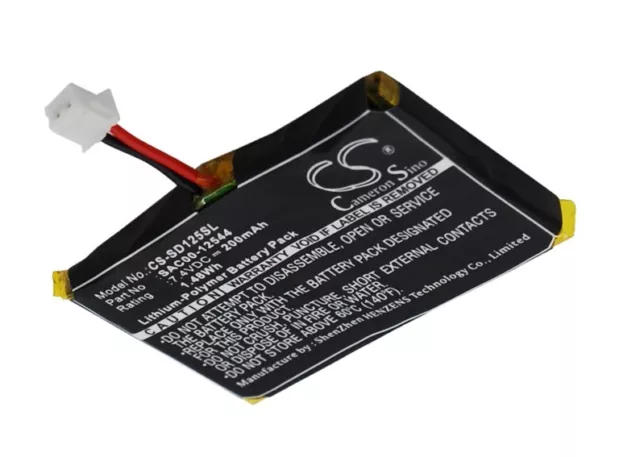 Battery for Sportdog SAC00-12544 Houndhunter SD-3225 SR-300 Receiver 200mAh