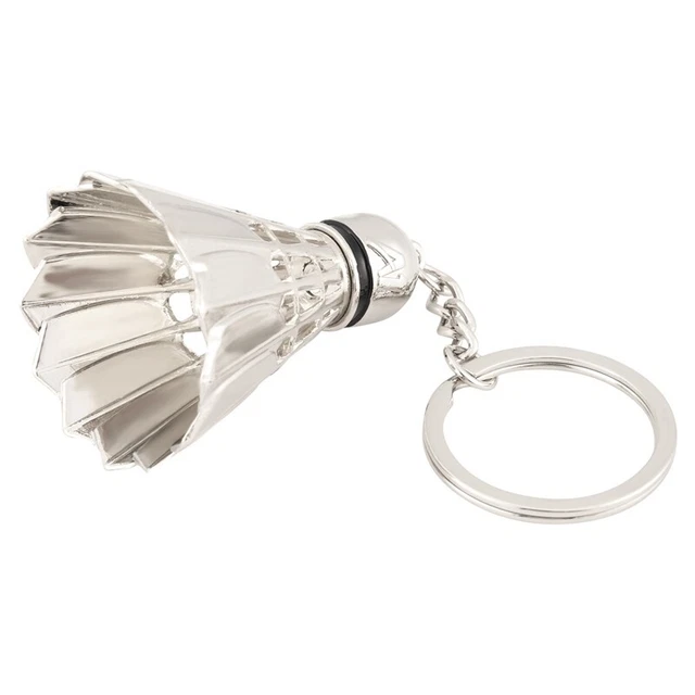 metal badminton key chain three-dimensional badminton tournament souvenir2132