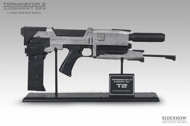 Terminator 2 Rifle TERMINATOR 2 40-WATT Phased Plasma Rifle Prop replica Sideshow ...