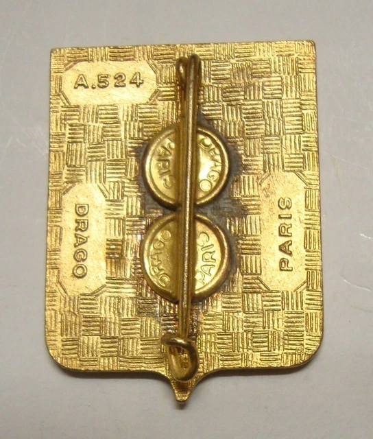 Insigne émaillé Drôle « Jusqu'à Pas Bon » - Épingle Revers Noir Et Or, Petit Format Texte Citation