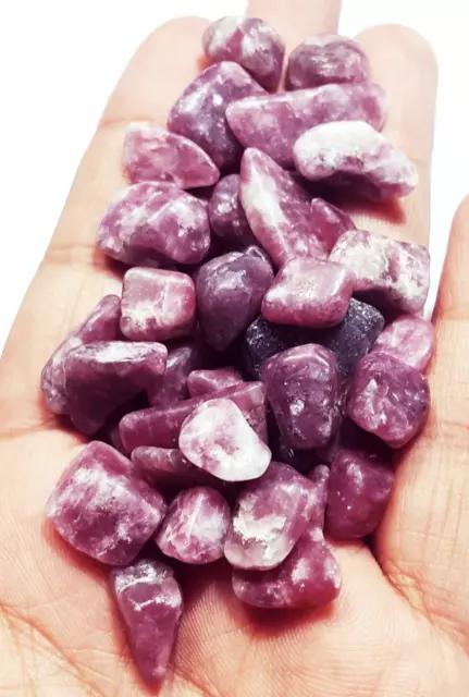 Loose Gemstones Beautiful 237.45 Ct 100% Natural Lepidolite Rough 2