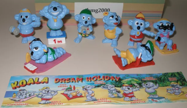 Satz Fremdfiguren "Koala Dream Holiday" mit Beipackzettel von Kuchenmeister