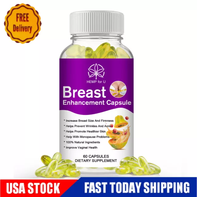 Pueraria Mirifica Breast Butt Female Body Enhancement Pills 60 caps 5000mg USA