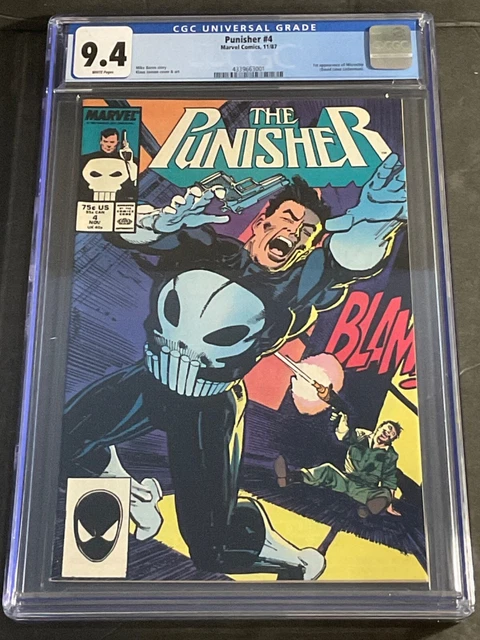 Marvel Comics Punisher # 4 (1987) Cgc 9.4