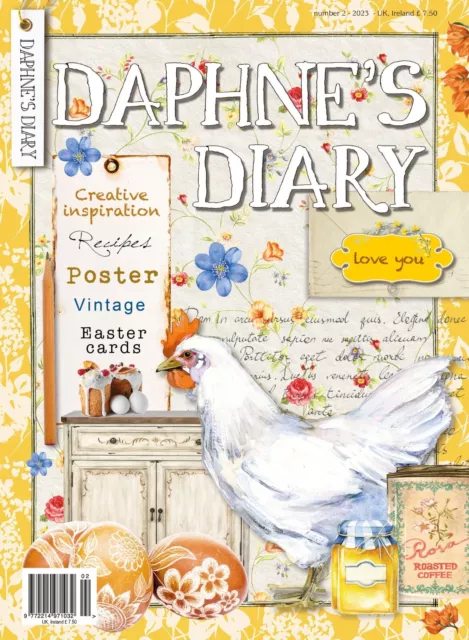DAPHNE'S DIARY MAGAZINE Issue 2 2023 Creative Inspiration Recipes Poster  Vintage $24.95 - PicClick AU