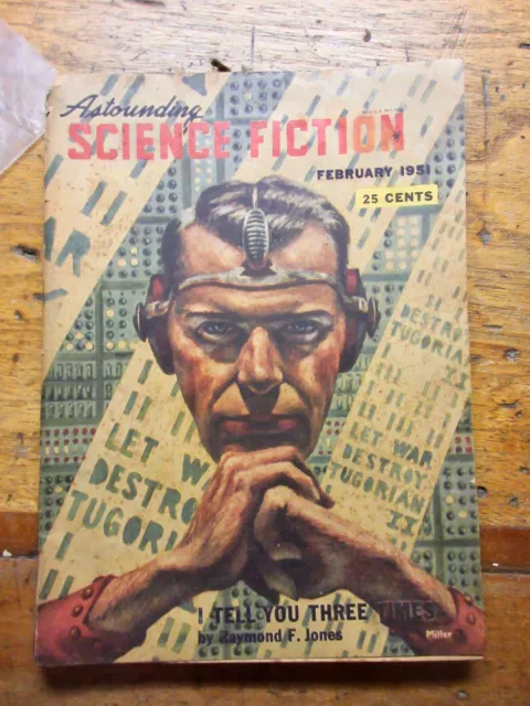 Vintage February 1951 ASTOUNDING SCIENCE FICTION Magazine! Leinster! Dickson!