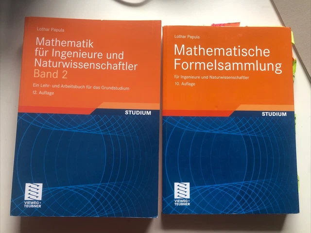 Mathematische Formelsammlung Für Ingenieure Und Naturwissenschaftler picclick.de