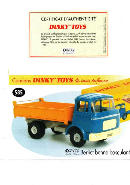 DINKY TOYS ref.34 Scale:1/43 Camion Berliet,version benne à