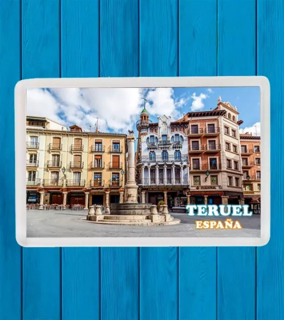 Teruel Spain V1 Fridge Magnet Iman Nevera Souvenir