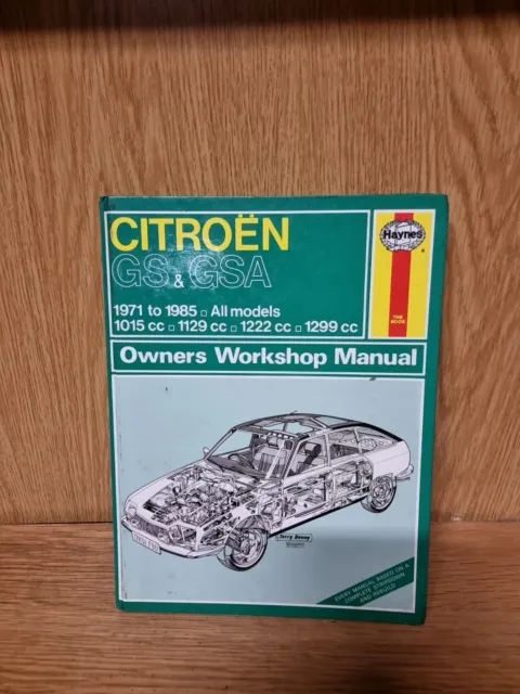Citroen GS & GSA (All Models 1971-1985) Haynes Owners Workshop Manual (K2)