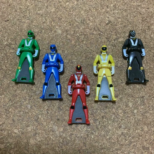 POWER RANGERS SUPER Megaforce GOKAIGER RPM Goonger Ranger Key 5p Set ...